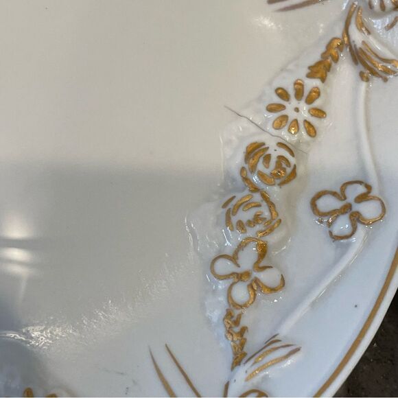 RARE Cup & Saucer Set~ Occupied Japan/ Shofu China Gentleman Handle Figurine - Picture 5 of 13